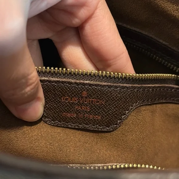 Louis Vuitton Brown Ebene Bucket Tote Bag - Picture 12 of 14